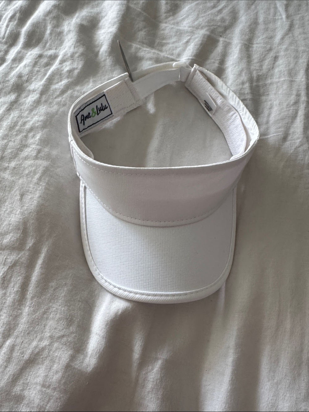 White Kids Sun Visor